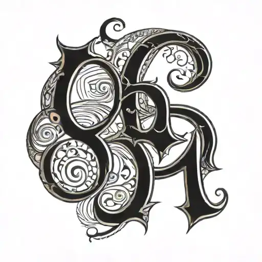 Fancy Handwriting Letter With The Word 'Qwami' Written