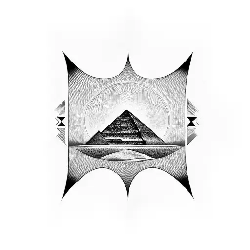 Egypt With Fine Line