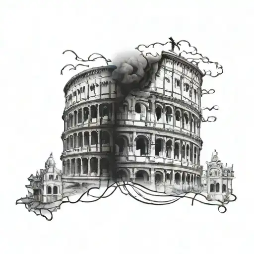 Watch And Roman Coloseum Together