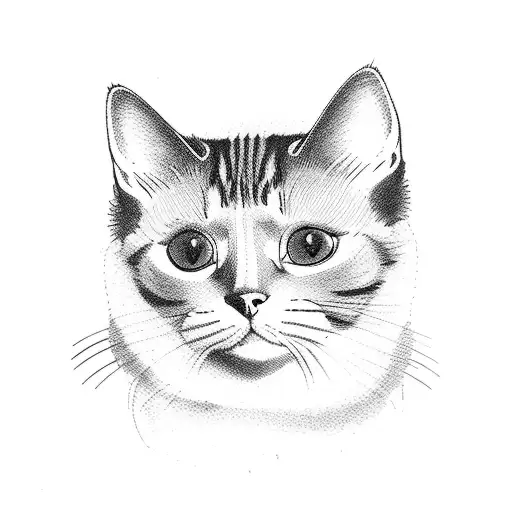 Cat With A Dog Head And Two Cat Heads