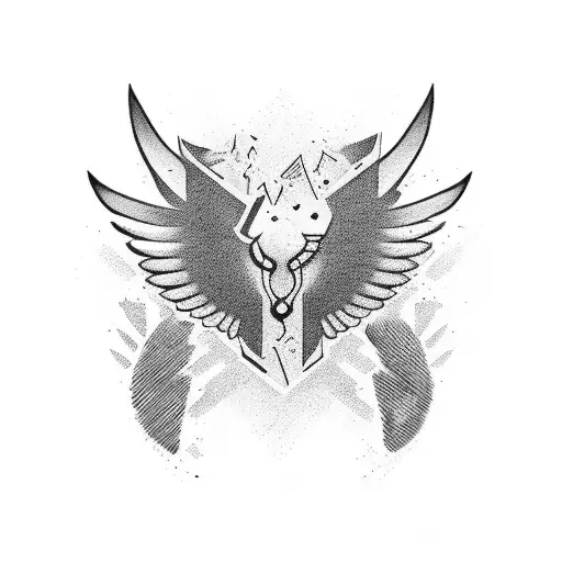 Symbolic Representation Of Overcoming Self-harm Battles