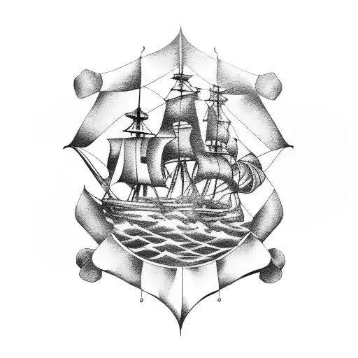 Black Ship With Pirates