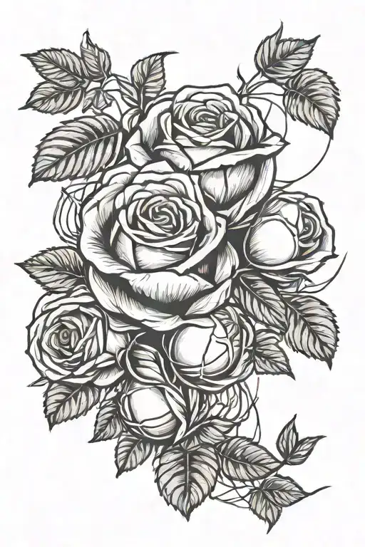 Rose And Volley Ball