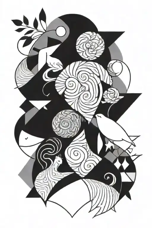 Family Bond Using Abstract Shapes