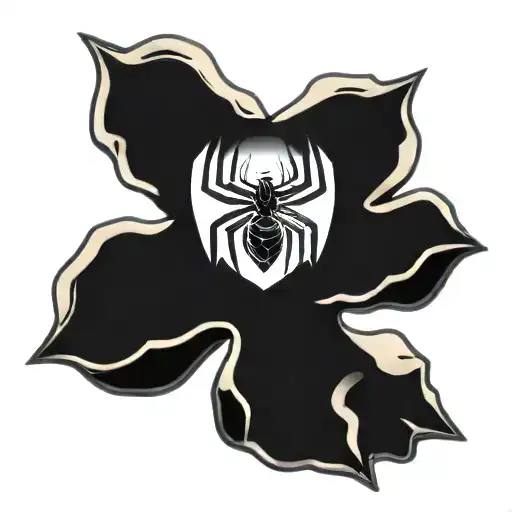 Spider Outside Six Point Sheriff Badge