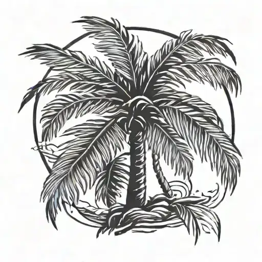 One Palm Tree