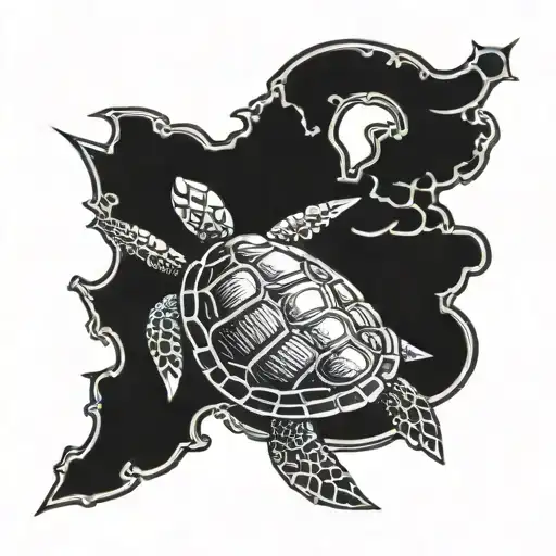 Shellback Turtle Encircled