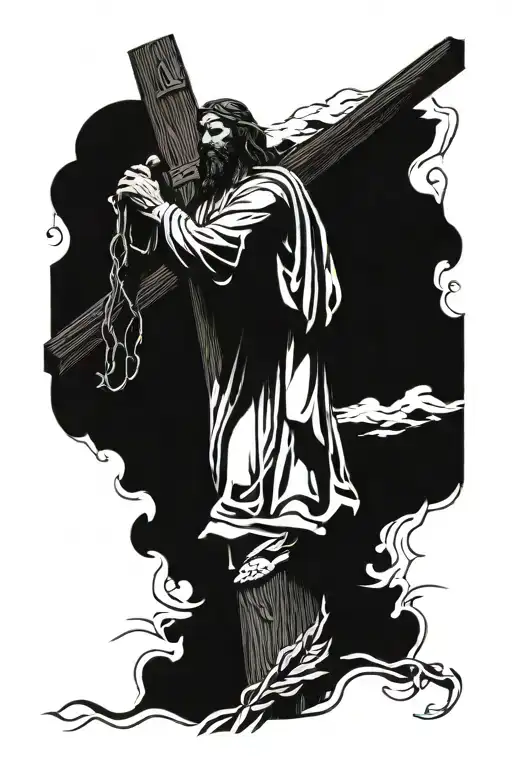 Jesus With The Cross