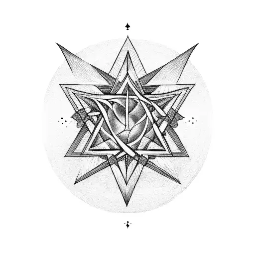 Gothic Symmetrical Scarring With Pentagram Forarm