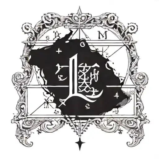 A Tattoo Design Combining A Mathematical Equation With A Quote From A Favorite Book