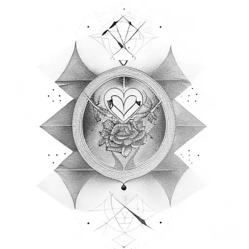 A Hourglass With The Words Amor Fati