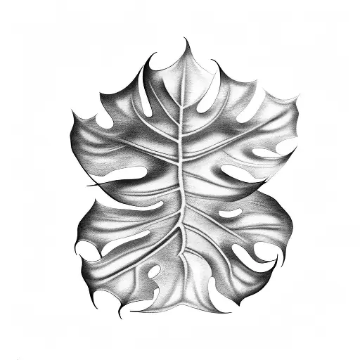 Monstera Vine Many Leaves