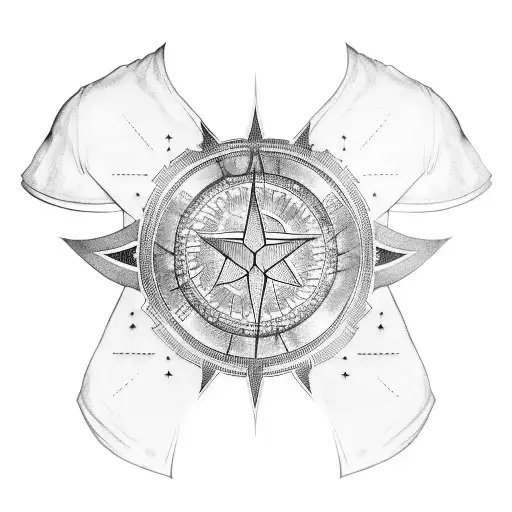 Freedom And Success Symbols Halfsleeve