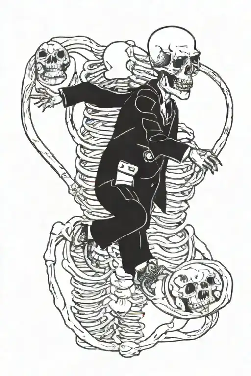 Skeleton In Nursing Scrubs