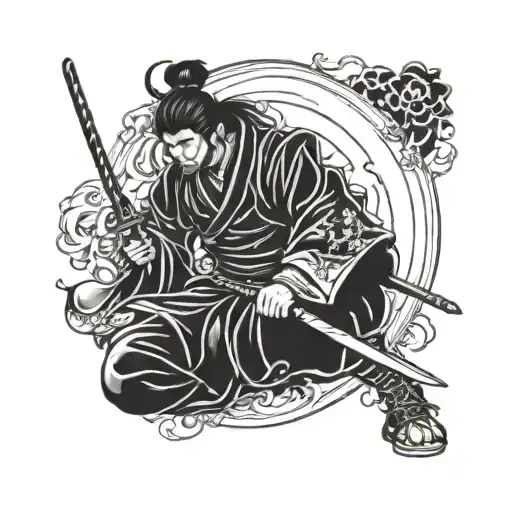 Samurai Sitting