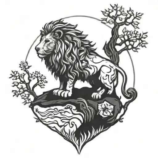 Lion Life Tree
