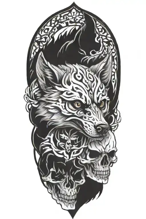 Skulls Wolf