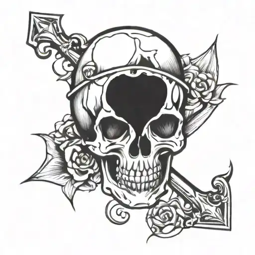 Spade And Skull