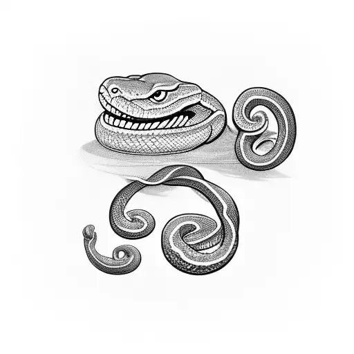 Snake With Trhee Eyes