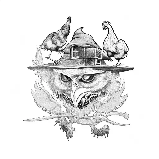 Witch House With Chicken Legs