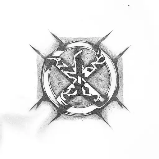 Symbolic Representation Of The Syrian Flag With A Christian Cross Incorporated