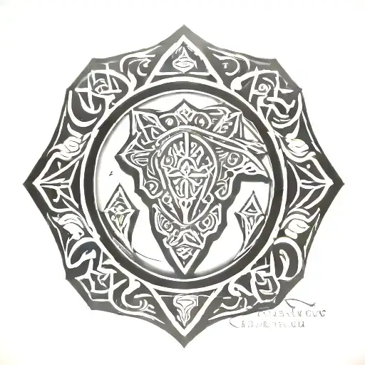 African Diamond Crest Plate