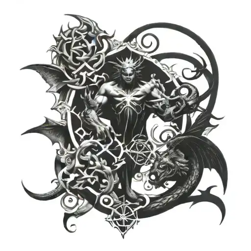 Cabalism Symbolism Fight Of Good And Evil