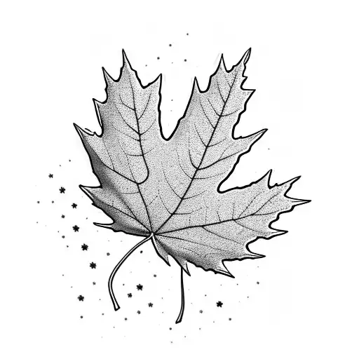 Maple Leaf And Letters M S M