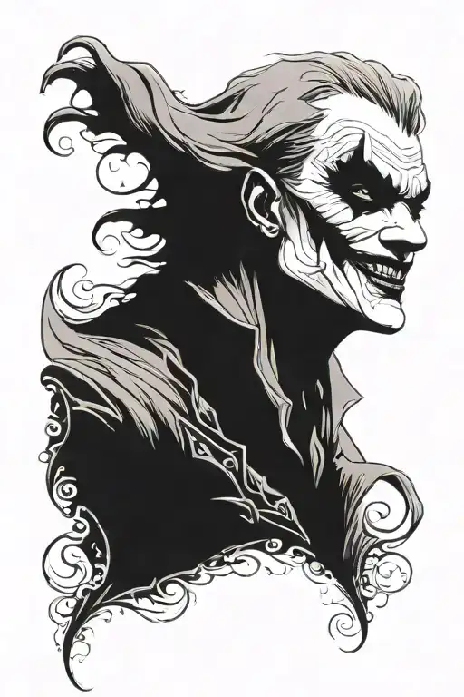 Dark Joker Smile Face