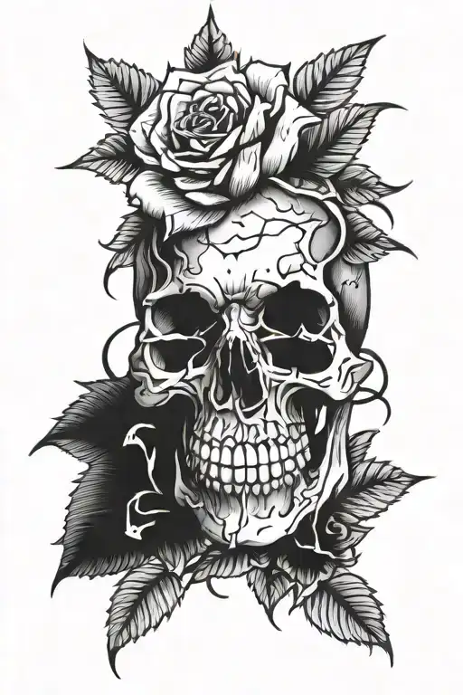 Thorny Rose Skull