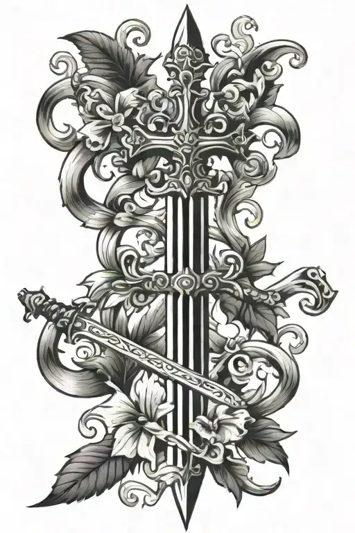 Sword With A Fleur-de-lis