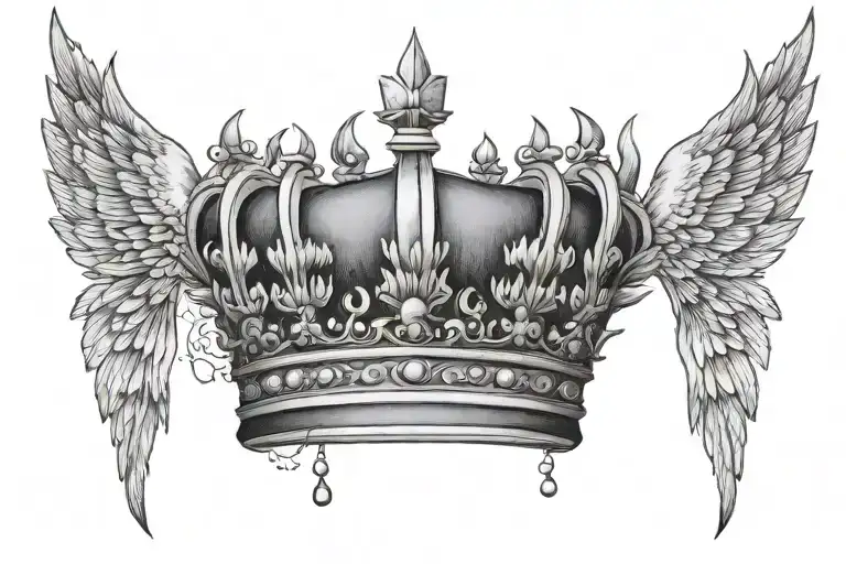 Crown With Wings