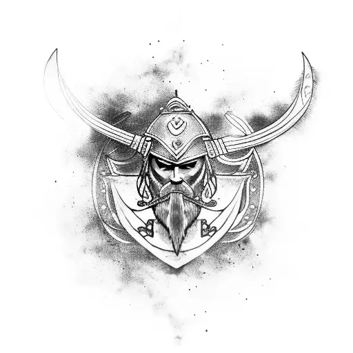 Viking Shoulder Tattoo With Raven And Symbolism Of Bravery