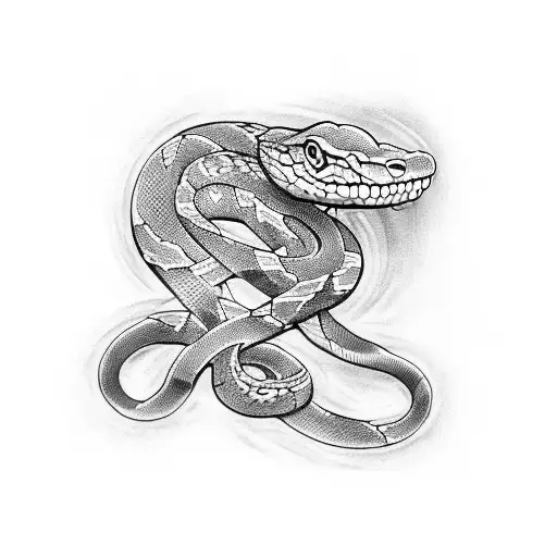 Arm Sleeve With Snake