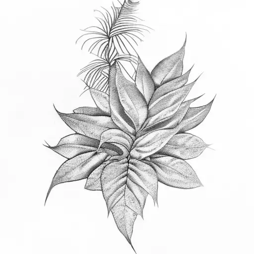 Pachira Aquatica Plant In A Pot