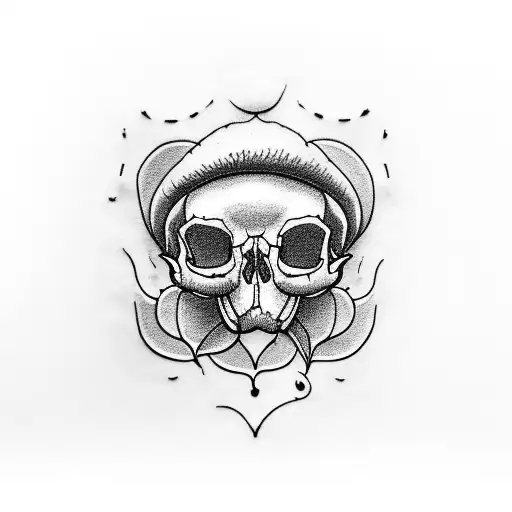 Crow Skull Mushroom's Flower