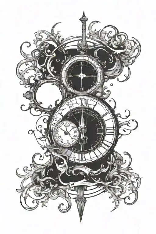 Religious Tattoo Based On The Beginning Of Time