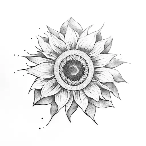 Hand Holding Sunflower