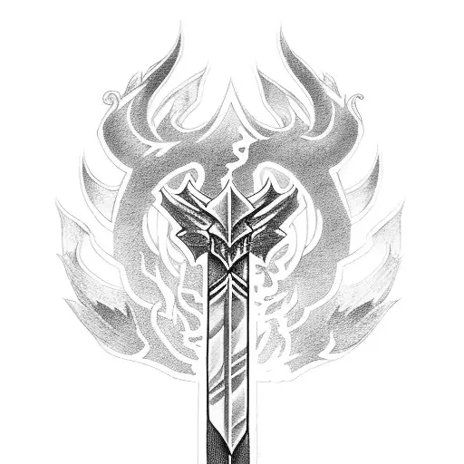 Falchion With Fire Emblem