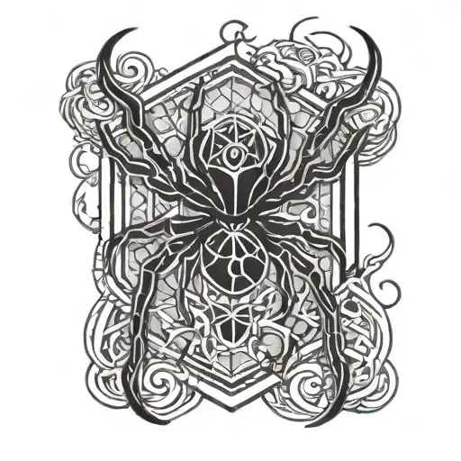 Spider With An Hourglass