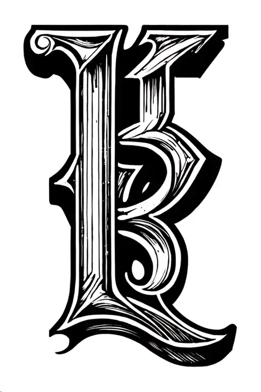 Number 13 Lettering Design