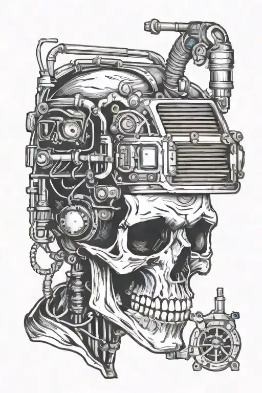 Skull Welder Working