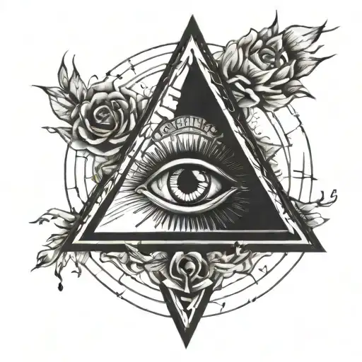 All Seeing Eye Symbol Integrated