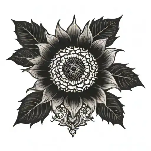 Sunflower And Crown For 15 Years Of Marriage