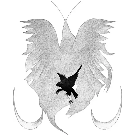 Raven With A Horseshoe