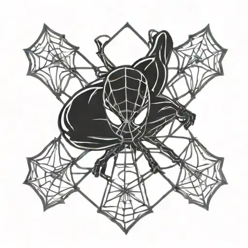 Spider-man Spider Symbols Intertwined