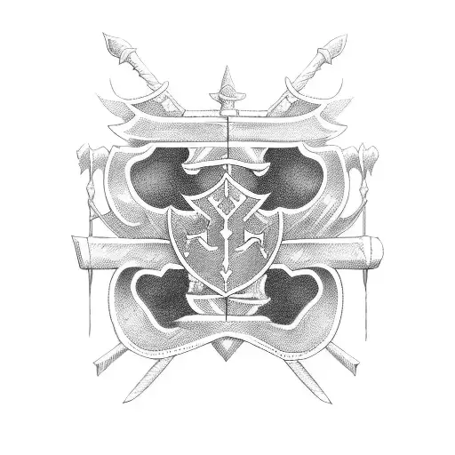 Sword Lineup With Black And Red