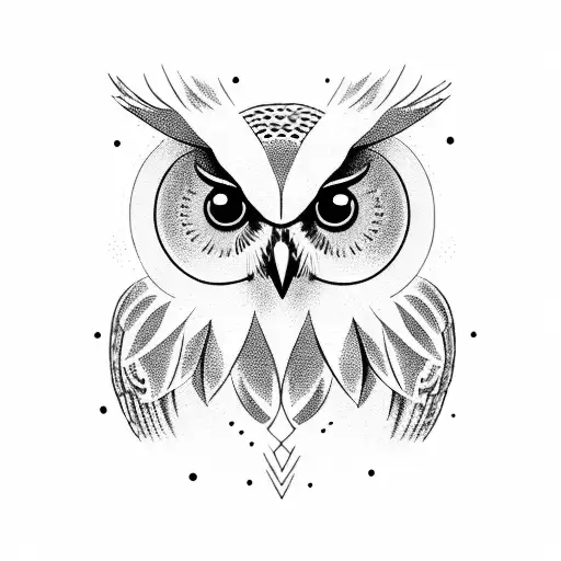 Owl Attacking Its Prey