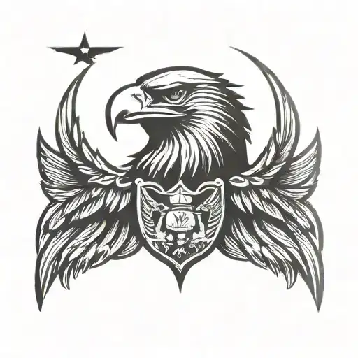Eagle With Logo