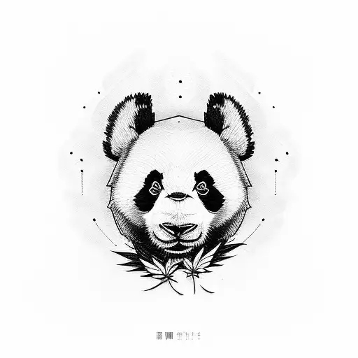 Panda And Weed Inspired